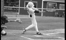 Logan Esping laces a single to center field to drive in a run against Canby in the third inning Friday in the SubState playoffs in Bird Island. 