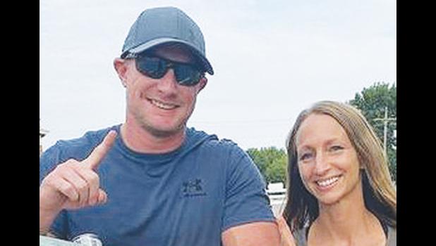 Contributed photo Bean Bag tournament winners were Mike Hulzebos and Jamie Traen.