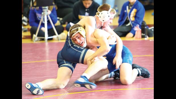 Photo for the Mascot by Laura Buysse. Blake Reiss went 3-0 on the day.