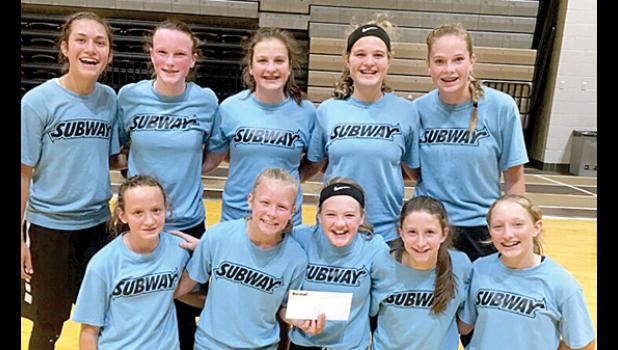 Special photo. The Minneota Eight Grade Girls won the Marshall Summer League basketball Tournament on Monday, July 22.