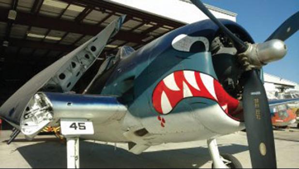 Special photo. The latest addition to the Fagen Fighters is this F6F-5 Hellcat.