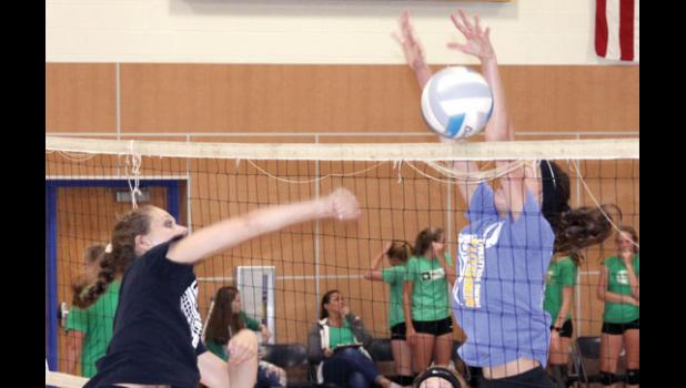 Staff Photo by Byron Higgin. One of those is sophomore Abby Frie.