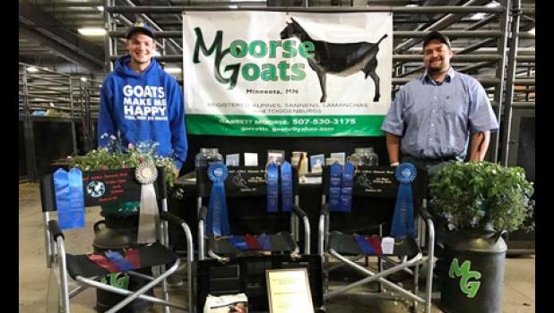 Special photo. Grady and Garrett had a chance to show off their ribbons, chairs and other awards before leaving.