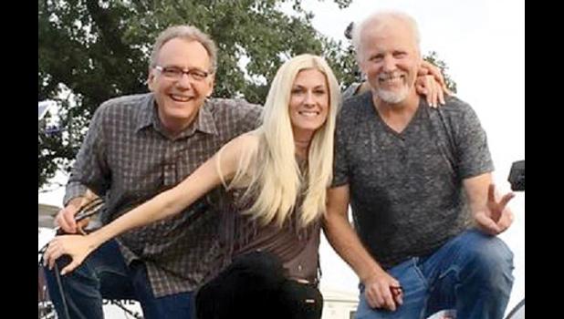 Special Photo. Two Hicks and a Chick: Jeff Becker, Ali Gray and Mark Knoll.