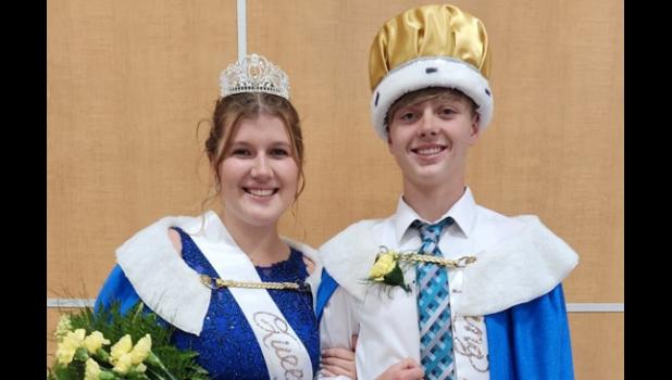 Contributed photo Kate Hennen was chosen at the 2022 Homecoming Queen and Peyton Gillund as Homecoming King.