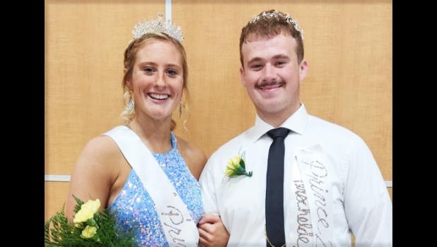 Contributed photo Ireland Stassen was named Homecoming Princess and Joe Verschelde Homecoming Prince.