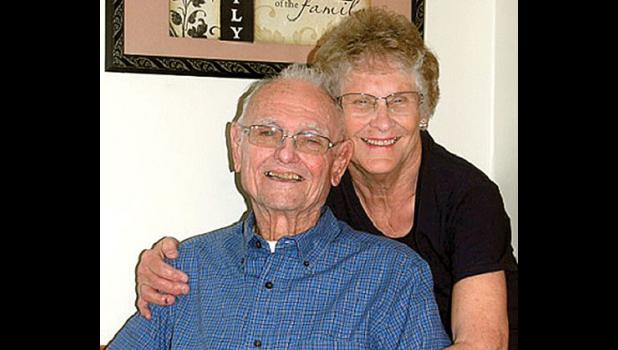 Staff photo by Scott Thoma. LeRoy and Audrey Kack at their home in St. Leo.