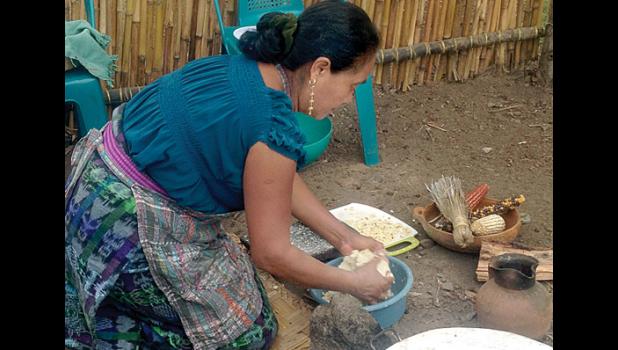 Special photo. The women’s cooking is done on the floor, including on a dirt floor, unlike the way it’s done in America.