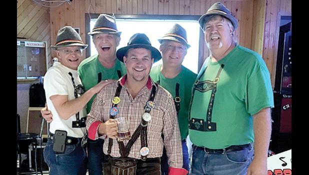 Special photo. The Larry Olsen Band, with Olsen on the right. They will play in Minneota on March 3.