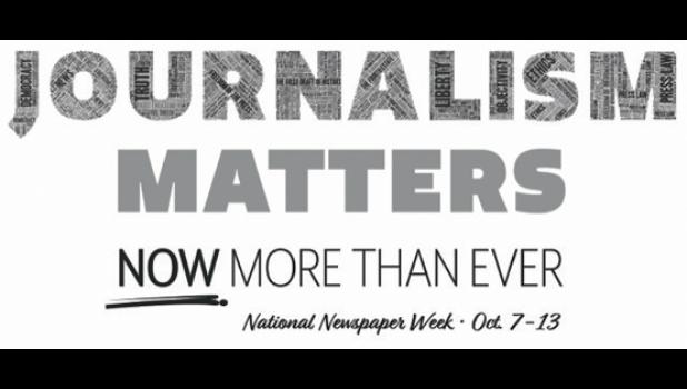 Special photo. October 7-13 marks the 78th annual National Newspaper Week; a recognition of the service of newspapers and their employees across North America.