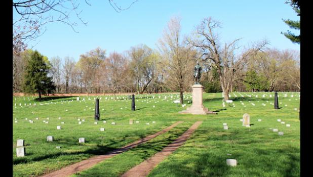 Contributed photo. This national cemetery lays on top of a hill overlooking a portion of the Fredericksburg battlefield.