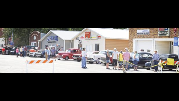 Mascot photo by Reba Lipinski The Shades of the Past Classic Car Show brought in several vehicles on Sunday.
