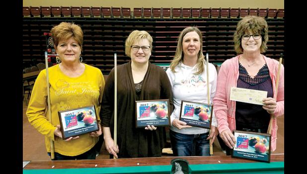 They are: (left to right) Hilary DeVlaeminck, Jessie Berckes, Janet Full and Laurie Breyfogle.