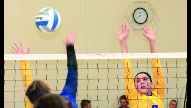 File Photo by Byron Higgin Natalie Rolbiecki at the net.
