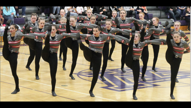 Photo by Canby News Canby-Minneota finished 5th in high kick at the section 3A meet on Saturday.