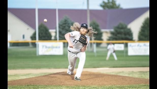Mascot photo by Brian Jeremiason. Pitcher Thor Fischer