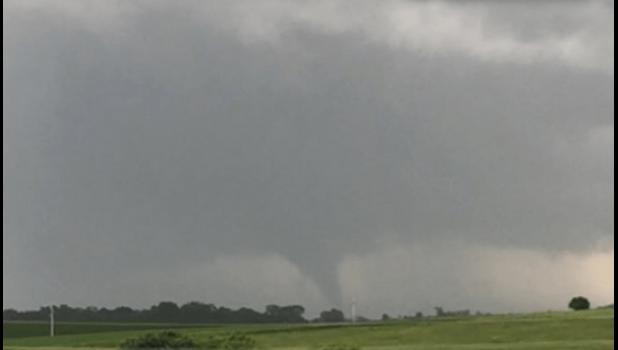 Special photo. The National Weather Service at Sioux Falls issued this photo.
