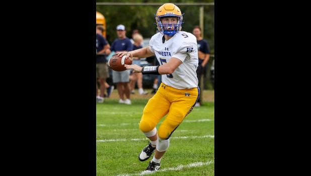 Minneota senior Tristen Sussner had thrown 20 touchdown passes this season with only two interceptions.