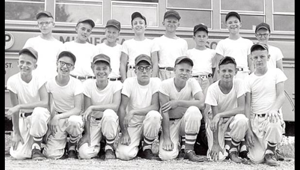 Special photo. This young Minneota baseball team posed in the 1950s sometime. Does anyone know what team it was or the exact year?