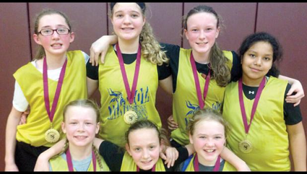 Special photo. They are: (Left to right) Front row: Grace Hennen, Lyzah Sussner and Mariah Buysse.
Second Row: Teslyn Saltzer, Brooke DeSmet, Dakota Hennen and Jerlyn Calderon.