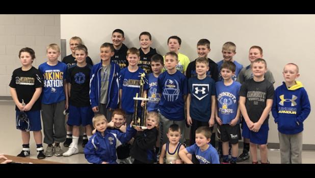 Special photo. The Minneota Youth Wrestling team went 4-0 at the Fulda/Murray County Central Team event.