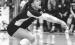Eden Meagher controls one of her eight digs in the match against Redwood Valley last Thursday in Minneota