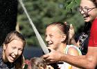 Once they started laughing, there was no stopping friends (left to right)  Josie Frank of Canby, Claire Stoks of Porter and Josie Richards of Grantsburg, WI.