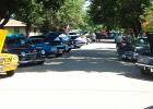 Several cars were lined up on McQuestion Street for the Ghent Cruisers Car Show on Saturday. 