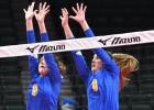 The first day featured Minneota blockers Abby Frie and Natalee Rolbiecki.
