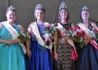 The 2022-23 Boxelder Bug Days royalty. Left to right: Shelby Neyens, Brooke DeSmet, Faith Myhre, and Dakoda Hennen. 