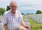 Gary Buysse recently visited the gravesite of Minneota native Jim Meger at Fort Snelling National Cemetery. 
