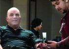 Ryan Buysse gave blood last week.