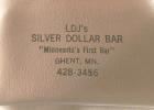 This coin purse is among the many souvenir items that the Silver Dollar Bar in Ghent used to give out to its customers. The Mascot will be remembering the former Silver Dollar Bar, which closed in 2013, in an upcoming feature story. The Silver Dollar Bar was the first bar in Minnesota to serve alcohol when prohibition ended in late 1933.