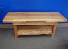 This handmade bench, which can be viewed at the Mascot office, can be won by purchasing chances from VFW members.