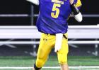 Mascot photo by Reba Lipinski Minneota senior quarterback Ryan Dalager threw three touchdown passes in the Vikings’ 55-0 Class A state football quarterfinal victory over Braham on Friday at St. Cloud Tech High School.