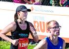Lisa Gillund running in the Twin Cities Marathon.