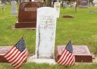 George Gillund's military headstone stands proudly in Hope Lutheran Cemetery south of Minneota. 