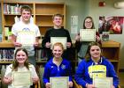 High school Viking Valor kids for November were: (front row, left to right) Teagan Welsh, Natalie Bot and Payton Gamrak. Back: Jared Josephson, Brant Buysse and Autumn Dovre.