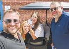 This four-person team was all smiles while participating in the scavenger hunt. Left to right: Kent Williams, Cindy Van Keulen, Caitlyn Sonnenburg and Al Panka. 
