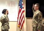 Hunter Bolt was recently sworn in for an additional four years in the U. S. Air Force. He is stationed in Arizona. 