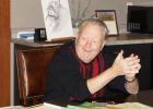 Joe Amato read from his new book: “Buffalo Man, Life of a Boy Giant on the Minnesota River,” at the Minneota Library.
