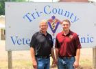 Scott Josephson, left, is now joined by his son, Adam, as veterinarians at Tri-County Veterinary Clinic in Taunton. 