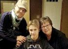 Landon and his grandparents, Jim and Becky Rolbiecki. 