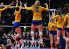 Minneota celebrated their victory over Fosston.