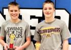 Leo Hennen, left, earned second place and Ryan Meagher, right, was the spelling champion this year.