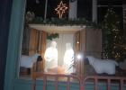 This is one of the holiday scenes in the front windows at the Minneota Public Library. 