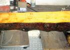John DeSmet made this bench out of a log and put the engravings on it.