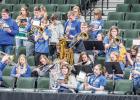A special time came when the Minneota Pep Band, joined the Fosston Pep Band to play together at the state tournament. 