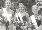 Emily Kopfmann, left, was crowned the 2001-2002 Boxelder Bug Days queen during the coronation on Saturday, Sept. 7, 2001. Jacqlyn Downing, center, and Nikki Neisius were crowned Princesses.