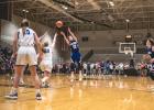 Natalee Rolbiecki knocks down a three pointer. 